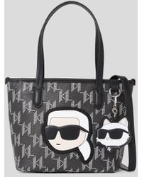 Karl Lagerfeld - K/ikonik Monogram Small Tote Bag - Lyst