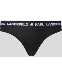 Karl Lagerfeld - Tanga Logo, Femme, Taille - Lyst