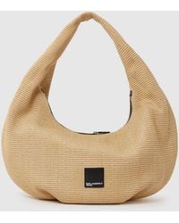 KL Jeans - Woven Large Hobo Bag - Lyst