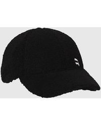 KARL LAGERFELD - Ikon Faux-Shearling Cap - Lyst