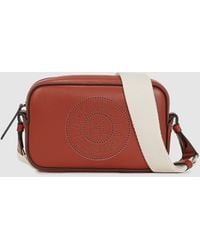 Karl Lagerfeld - K/Circle Perforated Crossbody Bag - Lyst