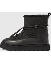 KARL LAGERFELD - Thermo Lace-Detail Boots - Lyst