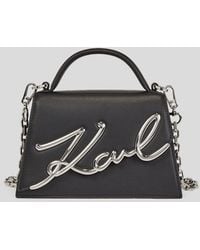 KARL LAGERFELD - K/Signature Small Crossbody Bag - Lyst