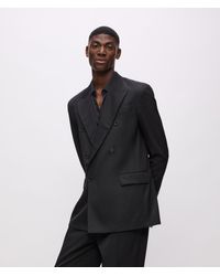 Karl Lagerfeld - Kl Studio Wollblazer - Lyst