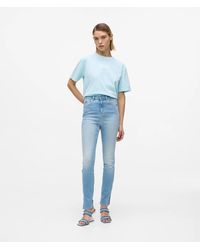 KL Jeans - Split-Hem High-Rise Skinny Jeans - Lyst