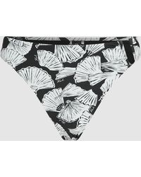 KARL LAGERFELD - Fan Print Bikini Bottoms, Multicoloured - Lyst