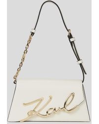 Karl Lagerfeld - K/signature Medium Shoulder Bag - Lyst