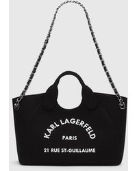 KARL LAGERFELD - Exclusive Rue St-Guillaume Small Chain Shopper - Lyst