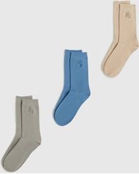 KARL LAGERFELD - Kameo Socks – 3-Pack, Multicoloured - Lyst