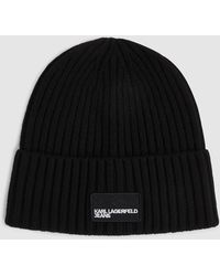 KL Jeans - Logo Patch Beanie - Lyst