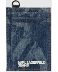 KL Jeans - Monogram Denim Cardholder - Lyst