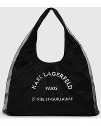 KARL LAGERFELD - Rue St-Guillaume Mesh Hobo Bag - Lyst
