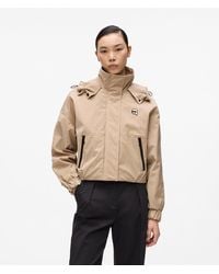 KARL LAGERFELD - Ikon Hooded Jacket - Lyst