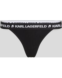Karl Lagerfeld - Culottes Brésiliennes À Logo – Lot De 3, Femme, Taille - Lyst