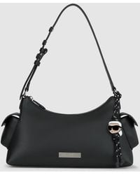 KARL LAGERFELD - Ikon Smooth Cargo Shoulder Bag - Lyst