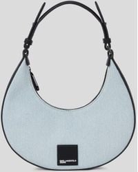 KL Jeans - Halbmond-Schultertasche Mit Box-Logo, Damen, Größe - Lyst