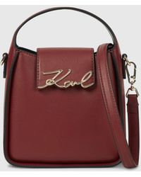 KARL LAGERFELD - K/Signature Small Hobo Bag - Lyst