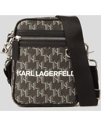 Karl Lagerfeld - K/monogram Klassik Small Crossbody Bag - Lyst