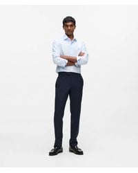 KARL LAGERFELD - Modern-Fit Tailored Pants - Lyst