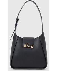 KARL LAGERFELD - K/Signature Hobo Bag - Lyst