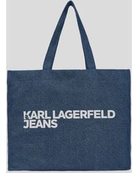 KL Jeans - Logo Denim Shopper - Lyst