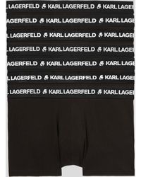 Karl Lagerfeld - Logo-waistband Boxer Shorts (pack Of Seven) - Lyst