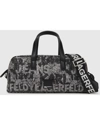 KL Jeans - Denim Graphic Print Bowling Bag - Lyst