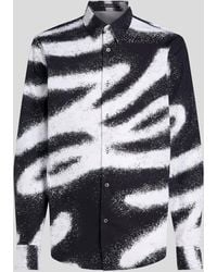 Karl Lagerfeld - Autograph Hemd Mit All-Over-Print, Herren, Größe - Lyst