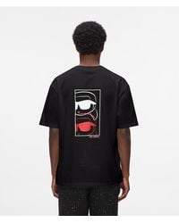 KARL LAGERFELD - Ikon Fusion T-Shirt - Lyst