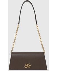 KARL LAGERFELD - K/Autograph Mini Flap Shoulder Bag - Lyst