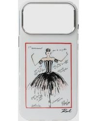 KARL LAGERFELD - Sketches Iphone 17 Pro Max Case - Lyst
