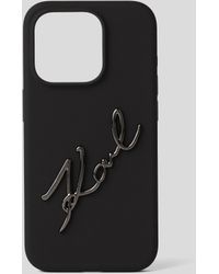 Karl Lagerfeld - Coque De Protection K/signature Pour Iphone 15 Pro - Lyst