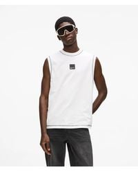 KL Jeans - Relaxed Contrast Stitch Tank Top - Lyst