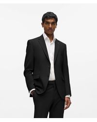 KARL LAGERFELD - Single-Breasted Slim-Fit Blazer - Lyst