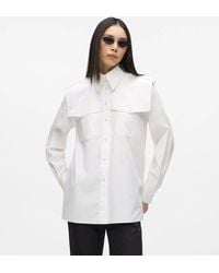 KARL LAGERFELD - Archive Poplin Shirt - Lyst