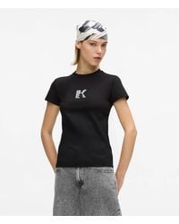 KL Jeans - Slim K Logo T-Shirt - Lyst
