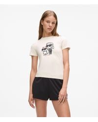 KARL LAGERFELD - Ikon Pajama T-Shirt - Lyst