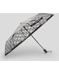 Karl Lagerfeld - K/ikonik Transparent Umbrella - Lyst