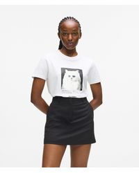 KARL LAGERFELD - Portrait T-Shirt - Lyst