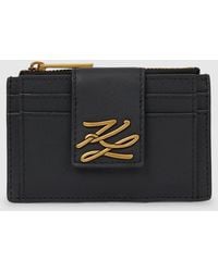 KARL LAGERFELD - K/Autograph Zip Cardholder - Lyst