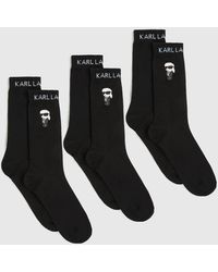 KARL LAGERFELD - Ikon Socks – 3-Pack - Lyst