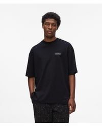 KARL LAGERFELD - Logo Patch T-Shirt - Lyst