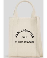 Karl Lagerfeld - Rue St-guillaume Square Small Tote Bag - Lyst