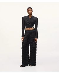 KARL LAGERFELD - Kl Studio Fringe Pants - Lyst