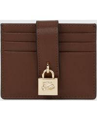KARL LAGERFELD - K/Autograph Padlock Cardholder - Lyst