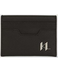 KARL LAGERFELD - K/Monogram Leather Cardholder - Lyst