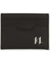 KARL LAGERFELD - K/Monogram Leather Cardholder - Lyst