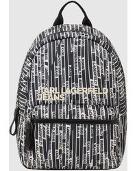 KL Jeans - Rucksack Aus Nylon Mit Linearem Logo, Herren, Größe - Lyst