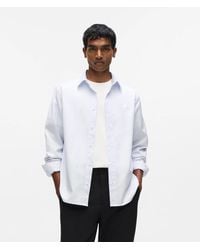 KARL LAGERFELD - Kameo Classic Cotton Shirt - Lyst