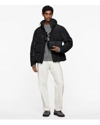 KARL LAGERFELD - Monogram Puffer Jacket - Lyst
